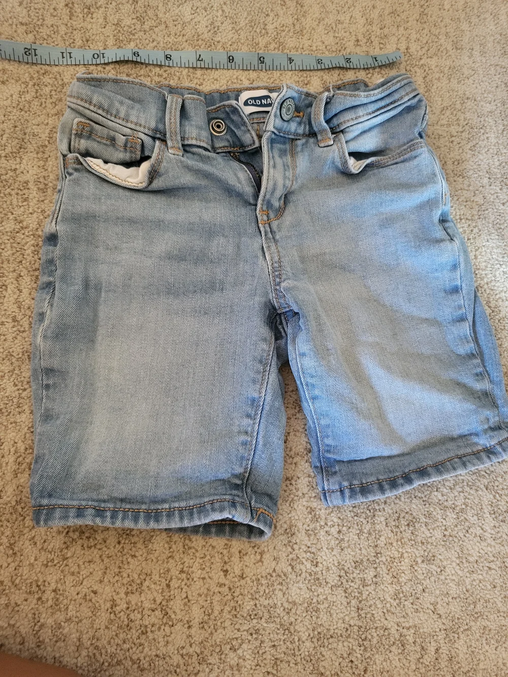 Old Navy Light Blue Denim Kids Shorts
